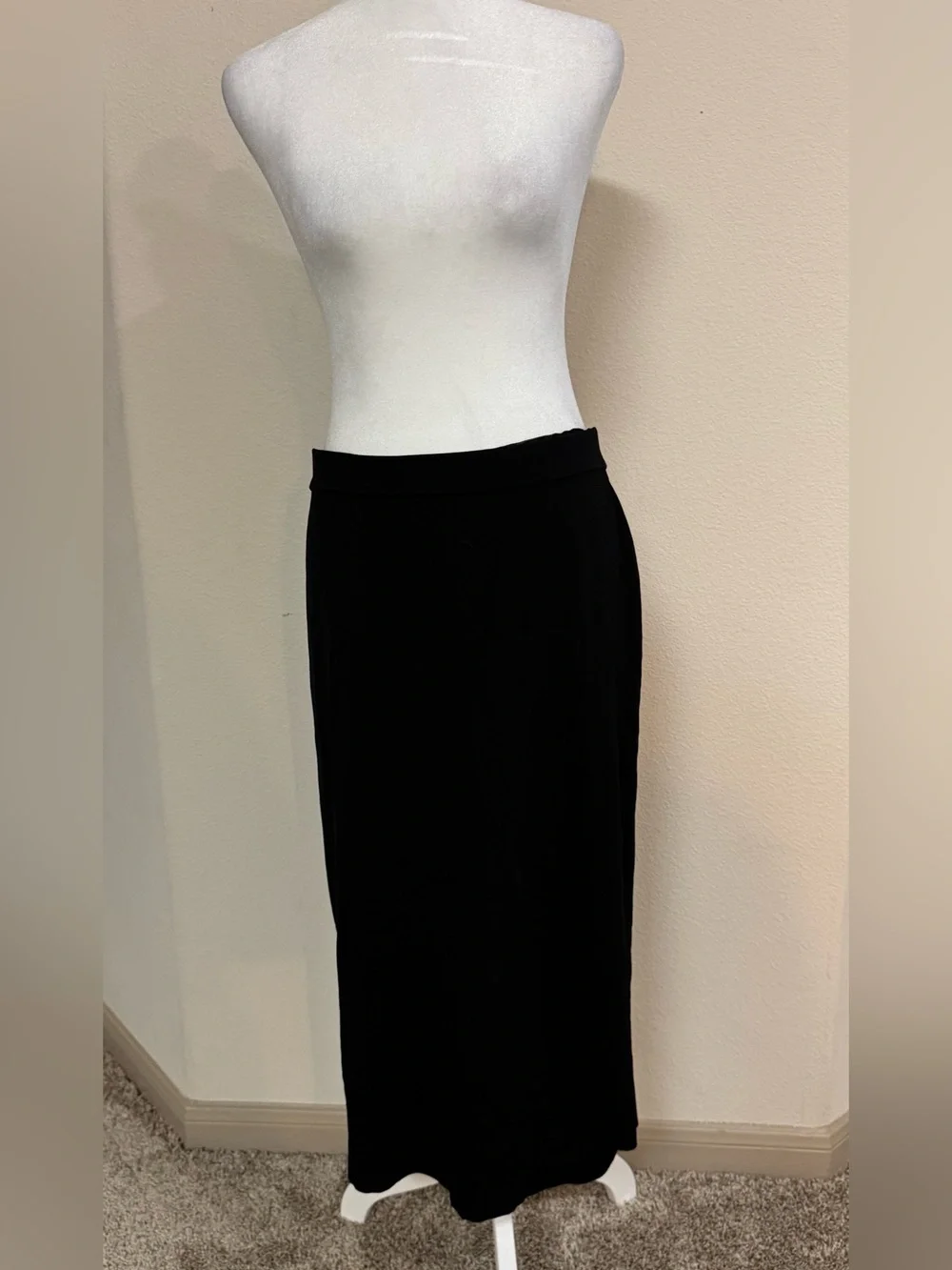 J. Crew Black Midi Pencil Skirt